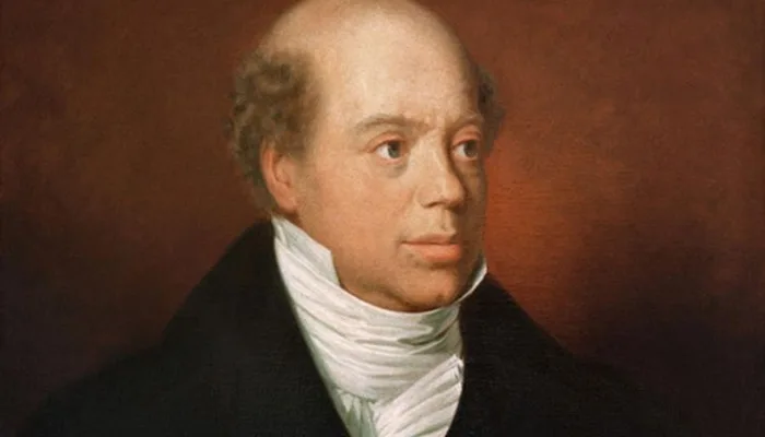 Portrait of Nathan Mayer Rothschild, founder of the English branch of the banking dynasty.